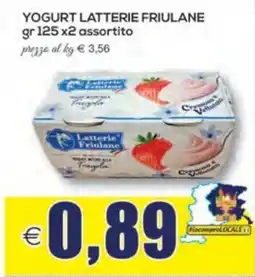 SuperOne Yogurt Latterie Friulane offerta