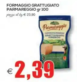SuperOne Formaggio grattugiato Parmareggio offerta