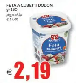 SuperOne Feta a cubetti Dodoni offerta