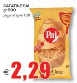 SuperOne Patatine Pai offerta