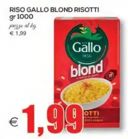 SuperOne Riso Gallo Blond Risotti offerta