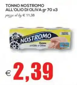 SuperOne Tonno Nostromo all'olio di oliva offerta