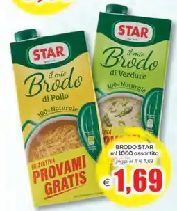 SuperOne Brodo Star assortito offerta