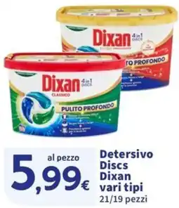 Ok Sigma Detersivo Discs Dixan offerta