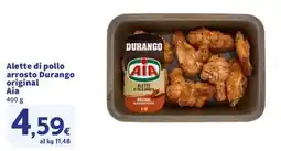 Ok Sigma Alette di pollo arrosto Durango original Aia offerta