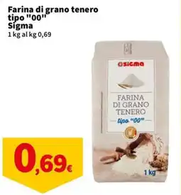 Ok Sigma Farina di grano tenero tipo "00" Sigma offerta