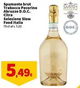 Ok Sigma Spumante brut Trabocco Pecorino offerta