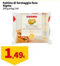 Ok Sigma Fettine di formaggio fuso Sigma offerta