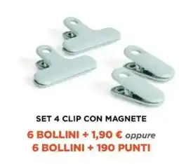Ok Sigma Set 4 clip con magnete offerta