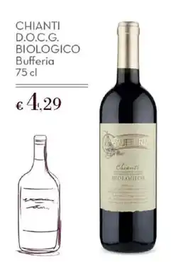 Conad Chianti D.O.C.G. Biologico Bufferia offerta