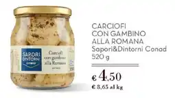 Conad Carciofi con gambino alla Romana Saporidintorni Conad offerta