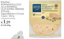 Conad Piadina Romagnola IGP alla Riminese con olio extra vergine di oliva offerta