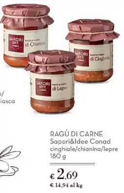 Conad RAGÙ DI CARNE Sapori&Idee Conad offerta