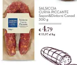 Conad Salsiccia curva piccante sapori&dintorni conad offerta
