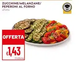 Pan Zucchine/melanzane/peperoni al forno offerta