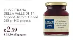 Conad Olive itrana della valle di itri Sapori&Dintorni Conad offerta