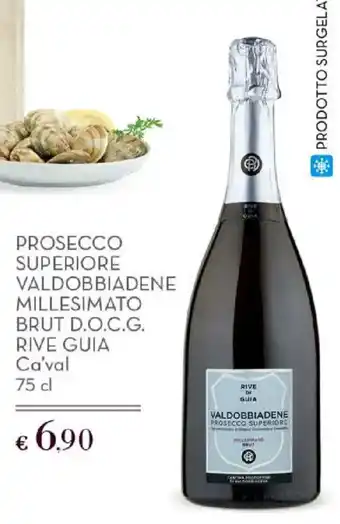 Prosecco superiore Valdobbiadene millesimato brut d.o.c.g. rive guia Ca'val