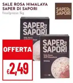 Pan Sale Rosa dell'Himalaya Saper di Sapori offerta