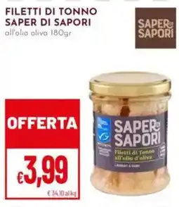 Pan Filetti di tonno Saper di Sapori offerta
