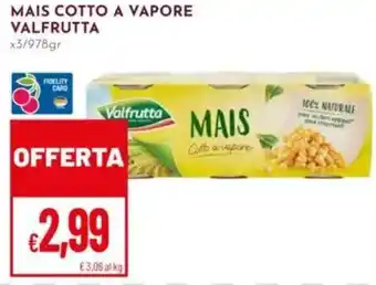 Pan Mais cotto a vapore Valfrutta offerta