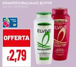 Pan Shampoo/balsamo Elvive offerta