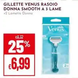 Pan Gillette Venus Rasoio Donna Smooth a 3 lame offerta