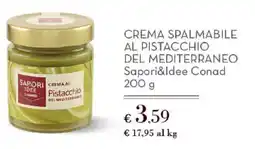 Conad Crema al Pistacchio del Mediterraneo SaporI&Idee Conad offerta