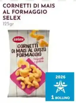 Pan Cornetti di mais al formaggio Selex offerta
