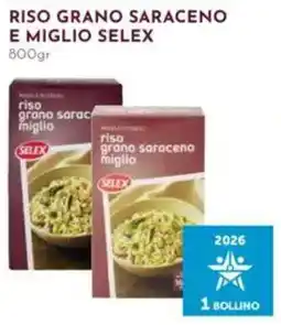 Pan Riso grano saraceno e miglio Selex offerta
