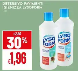 Pan Detersivo pavimenti igienizza Lysoform offerta