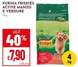 Pan Purina Friskies Active Manzo e Verdure offerta