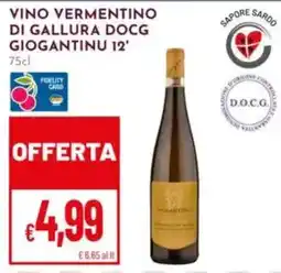 Pan Vino vermentino di gallura docg giogantinu offerta