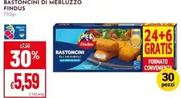 Pan Bastoncini di merluzzo Findus offerta