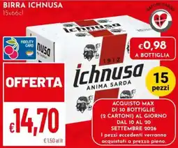 Pan Birra Ichnusa offerta