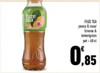 Fuze tea pesca & rosa/limone & lemongrass