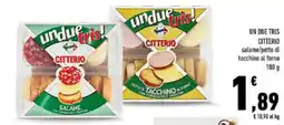 Conad Tuday undue tris! Citterio offerta