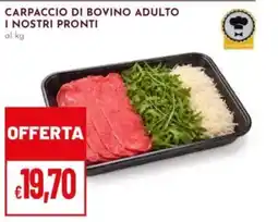 Pan Carpaccio di bovino adulto offerta