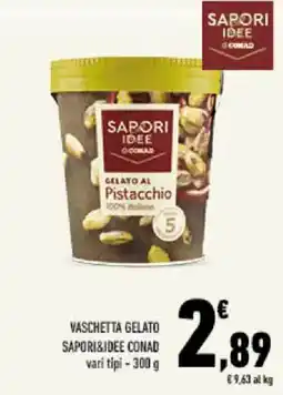 Conad Tuday Gelato al Pistacchio Sapori&Idee Conad offerta
