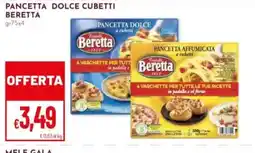 Pan Pancetta dolce cubetti Beretta offerta