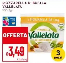 Pan Mozzarella di bufala Vallelata offerta