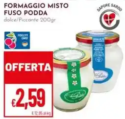 Pan Formaggio misto fuso podda offerta