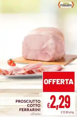 Pan Prosciutto cotto Ferrarini offerta