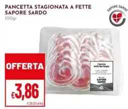 Pan Pancetta stagionata a fette Sapore Sardo offerta