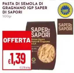 Pan Penne Rigate Pasta di Gragnano offerta