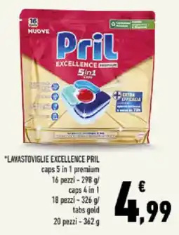 Conad Tuday Lavastoviglie Excellence Pril offerta