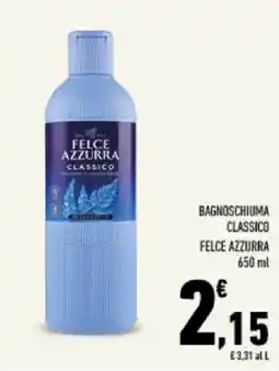 Conad Tuday Bagnoschiuma classico Felce Azzurra offerta