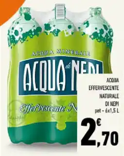 Conad Tuday Acqua di Nedi Effervescente offerta