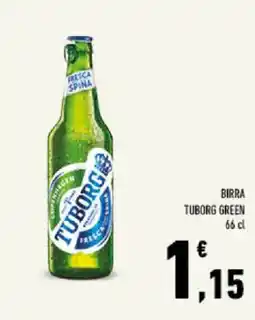 Conad Tuday Birra Tuborg Green offerta