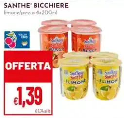 Pan Santhe bicchiere offerta