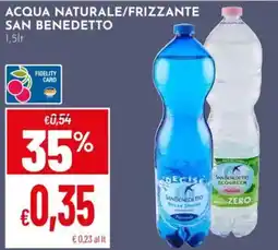 Pan Acqua naturale/frizzante San Benedetto offerta